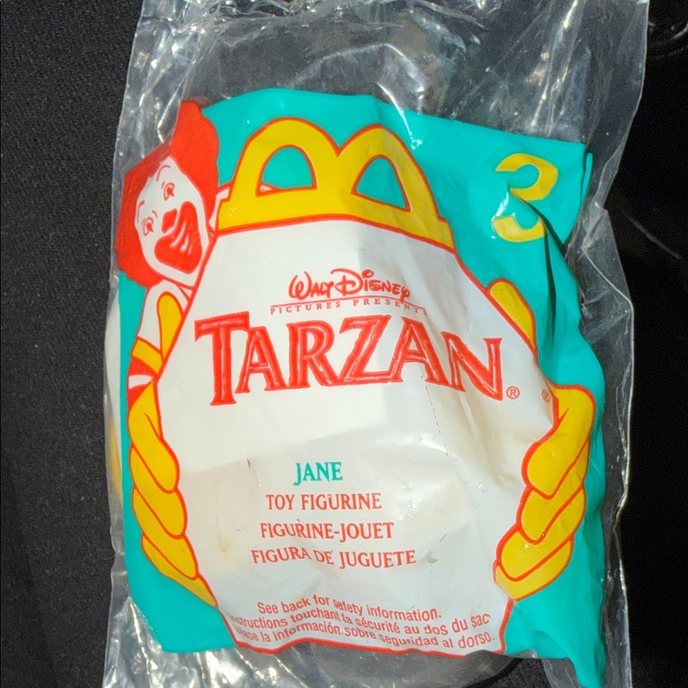 McDonald’s Tarzan Happy Meal Toy #3 Jane New In Bag
